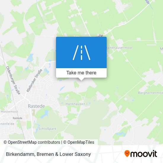 Birkendamm map