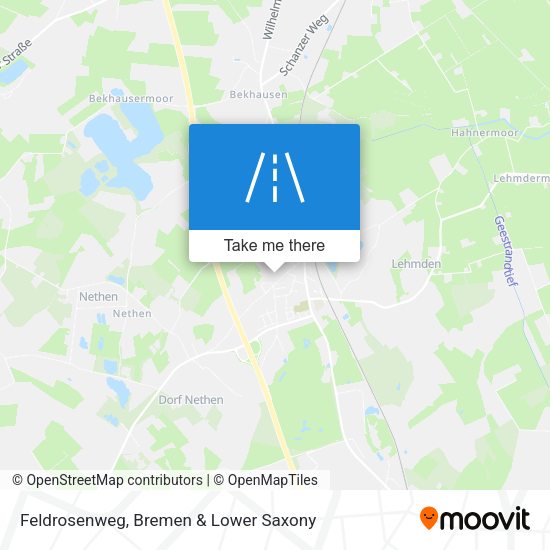 Feldrosenweg map