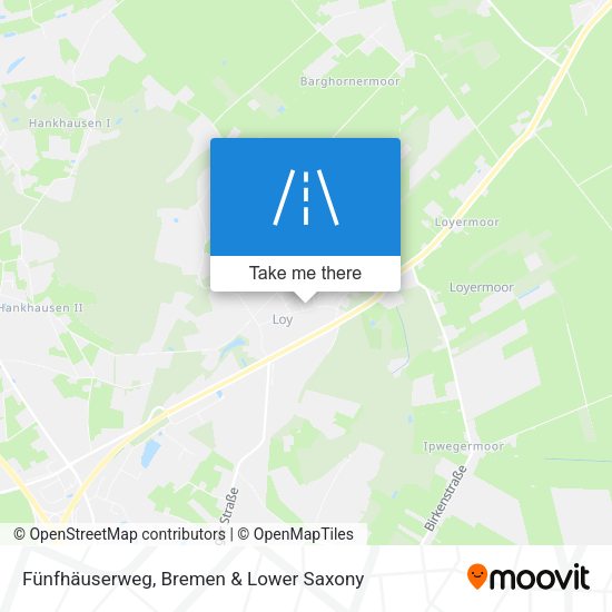 Fünfhäuserweg map