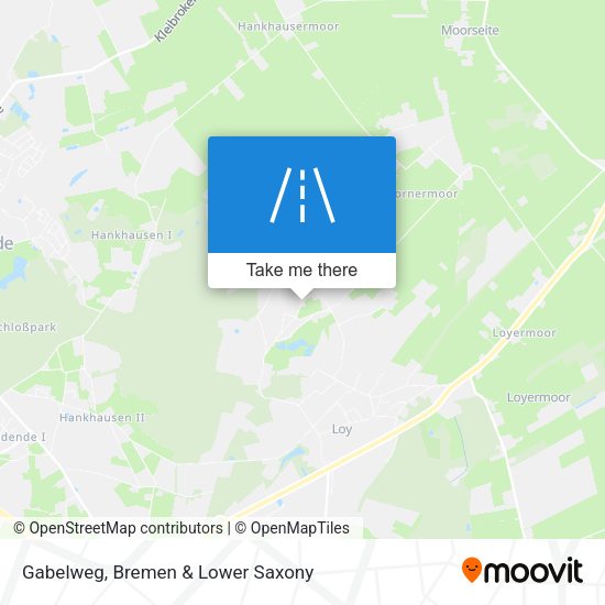 Gabelweg map