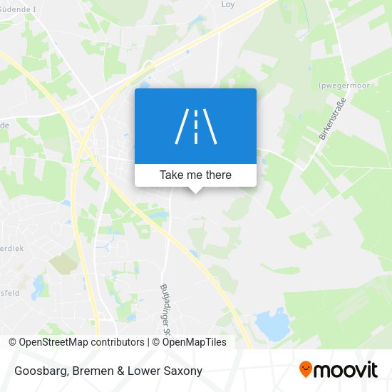 Goosbarg map