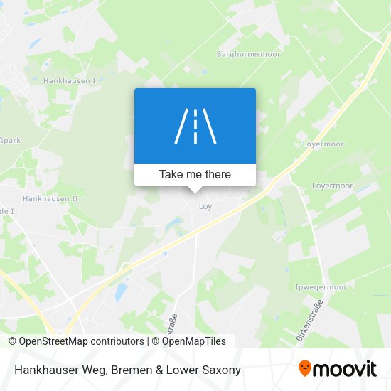 Hankhauser Weg map