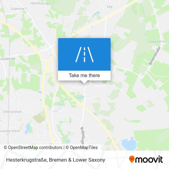 Hesterkrugstraße map