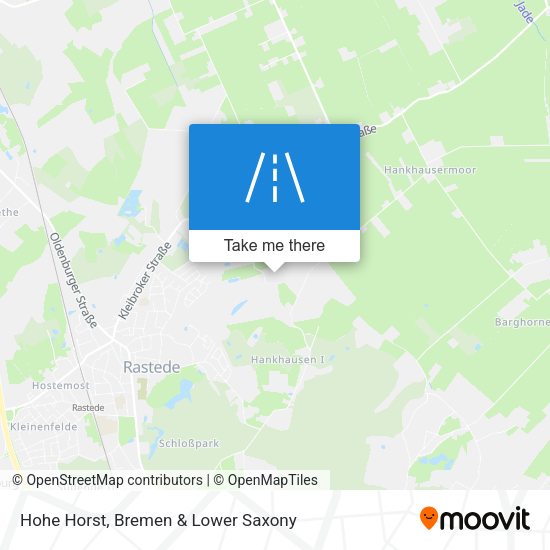 Hohe Horst map