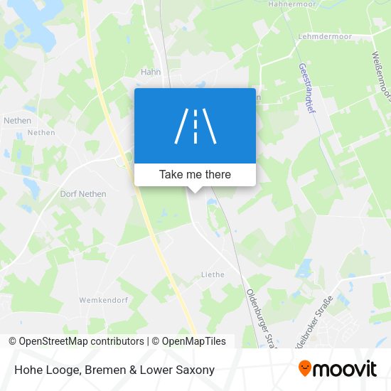 Hohe Looge map