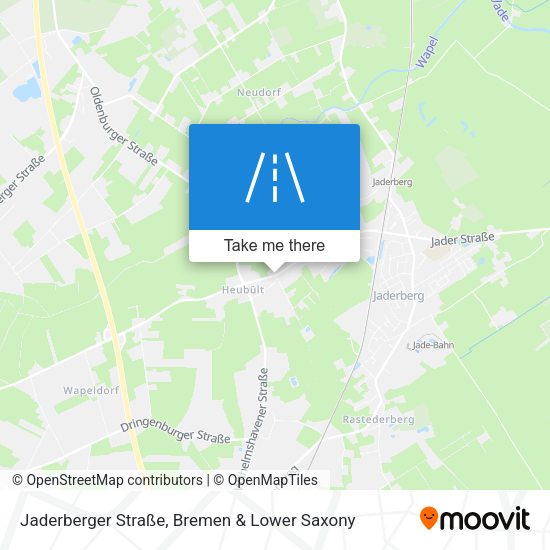 Jaderberger Straße map