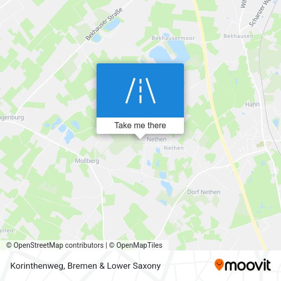 Korinthenweg map