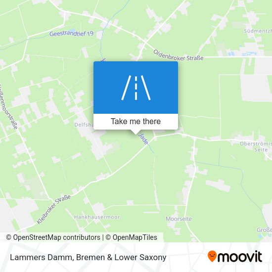 Lammers Damm map