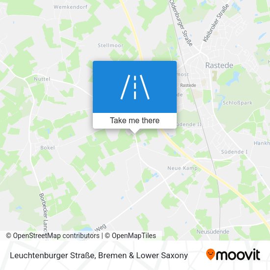 Leuchtenburger Straße map