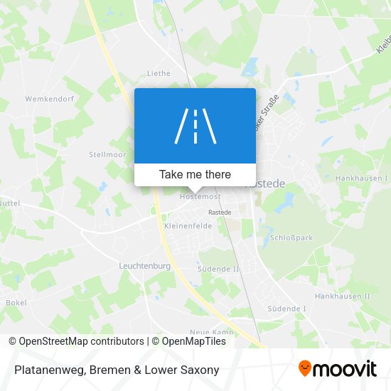 Platanenweg map