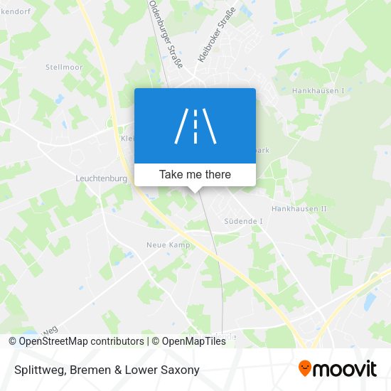 Splittweg map