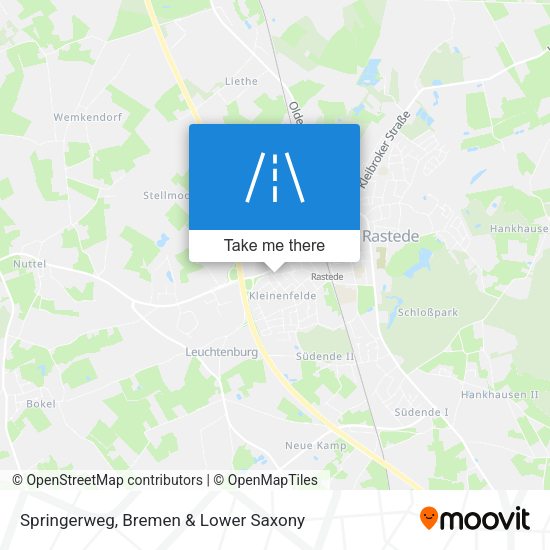 Springerweg map