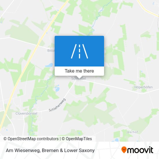 Am Wiesenweg map