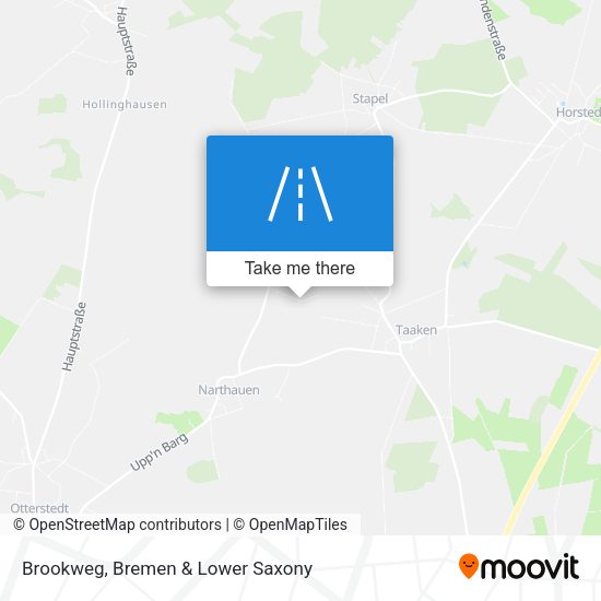 Brookweg map