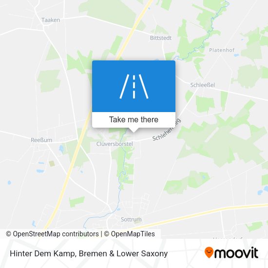Hinter Dem Kamp map