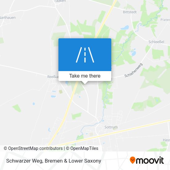 Schwarzer Weg map