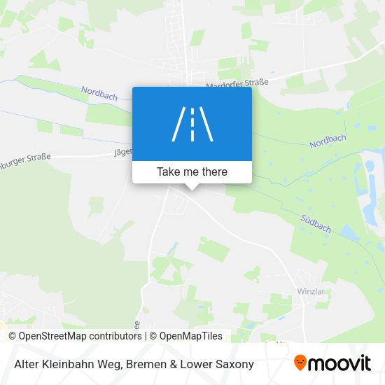 Alter Kleinbahn Weg map