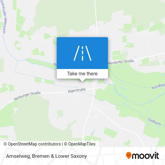 Amselweg map