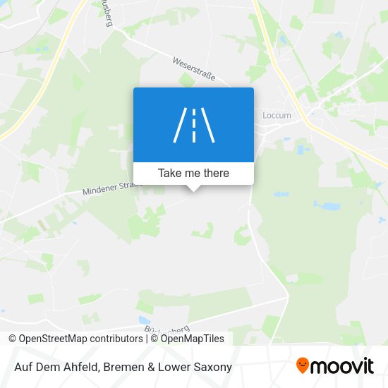 Auf Dem Ahfeld map