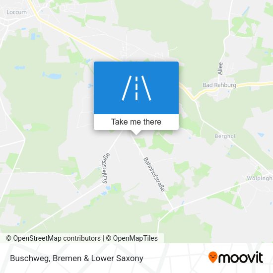 Buschweg map