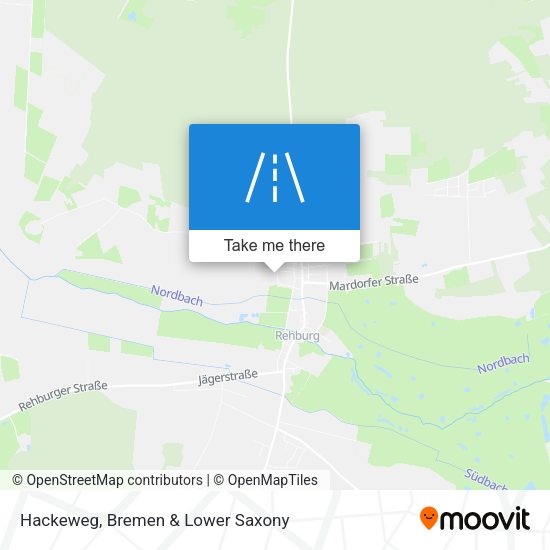 Hackeweg map