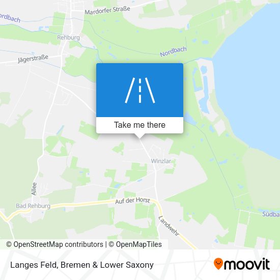 Langes Feld map