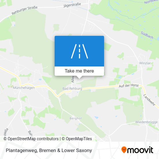 Plantagenweg map