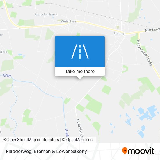Fladderweg map