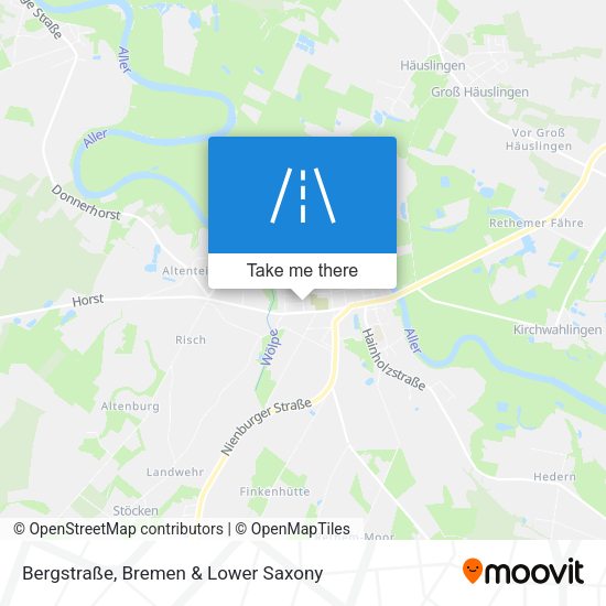 Bergstraße map