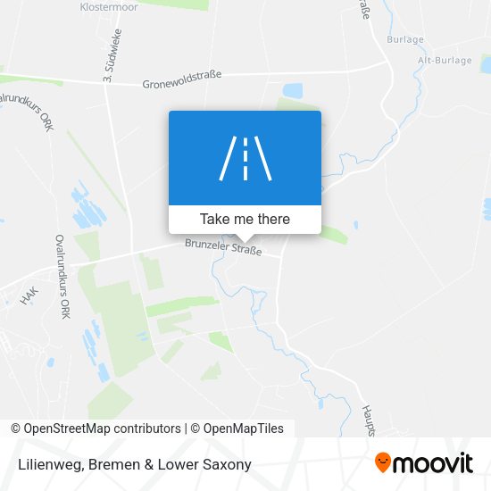 Lilienweg map