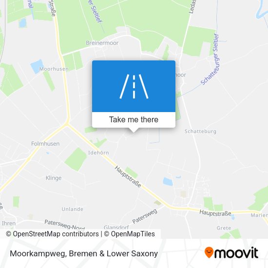 Moorkampweg map