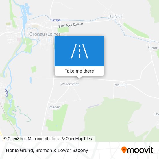 Hohle Grund map