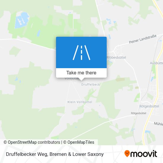 Druffelbecker Weg map