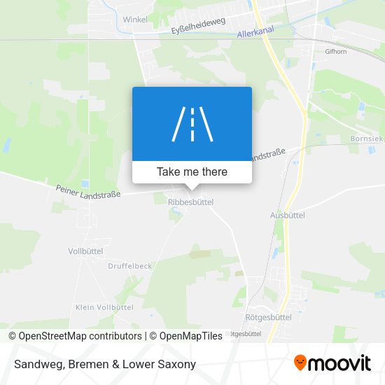 Sandweg map