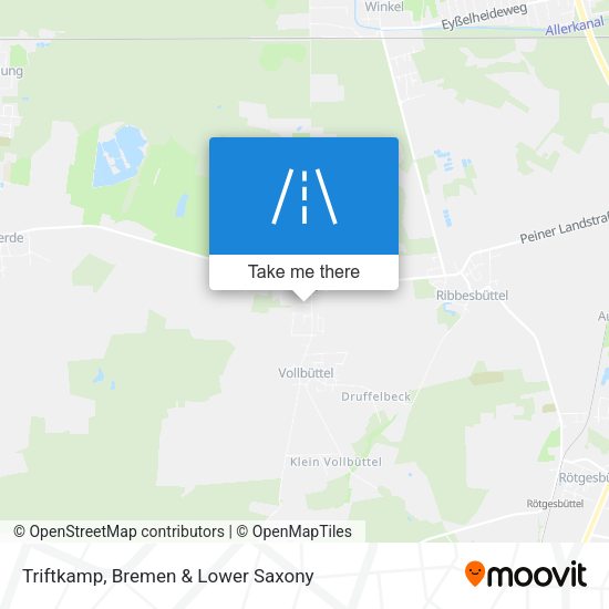 Triftkamp map