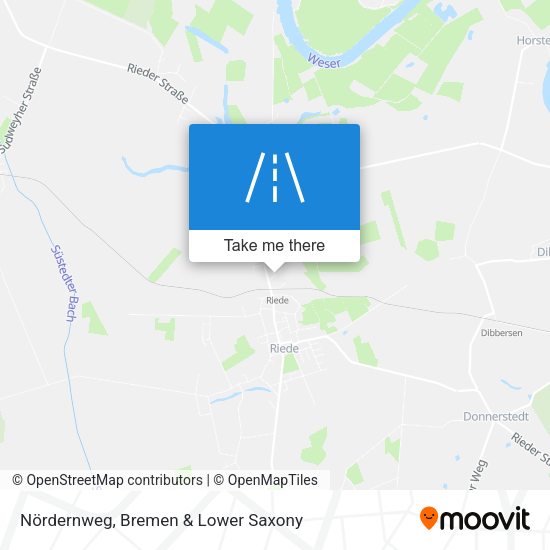 Nördernweg map
