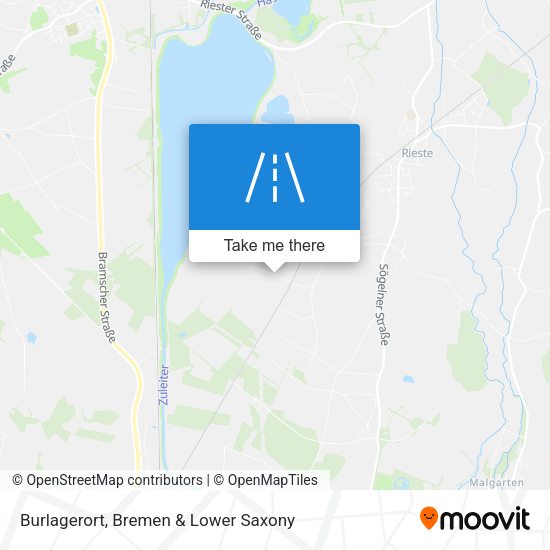 Burlagerort map