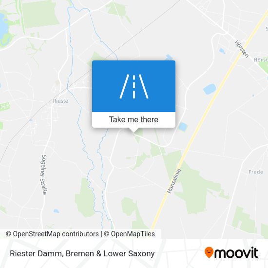 Riester Damm map