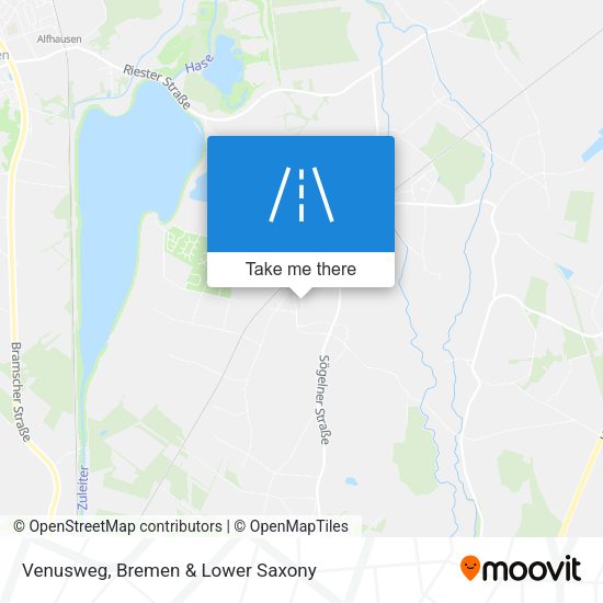 Venusweg map