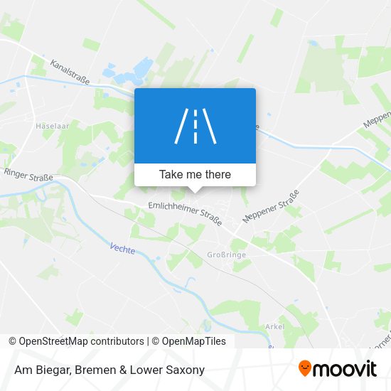 Am Biegar map