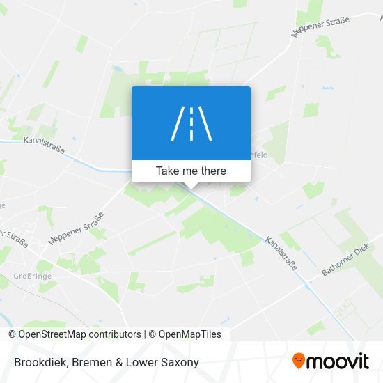 Brookdiek map