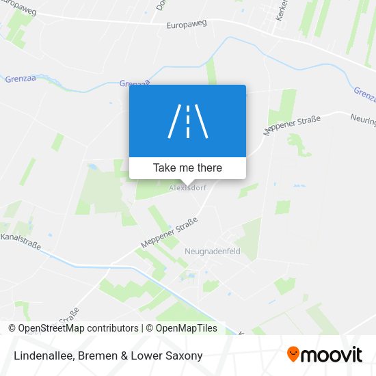 Lindenallee map