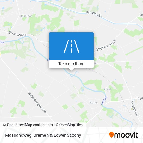 Massandweg map