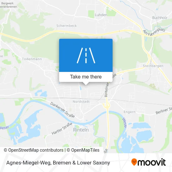 Карта Agnes-Miegel-Weg
