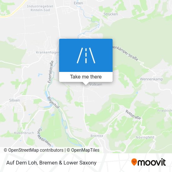 Auf Dem Loh map