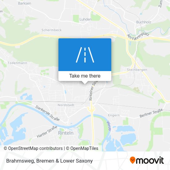 Brahmsweg map