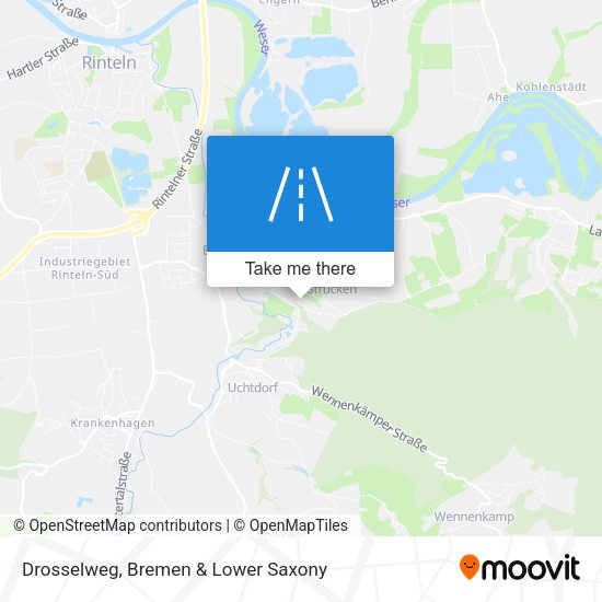 Drosselweg map