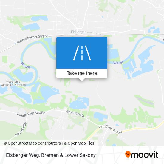 Eisberger Weg map