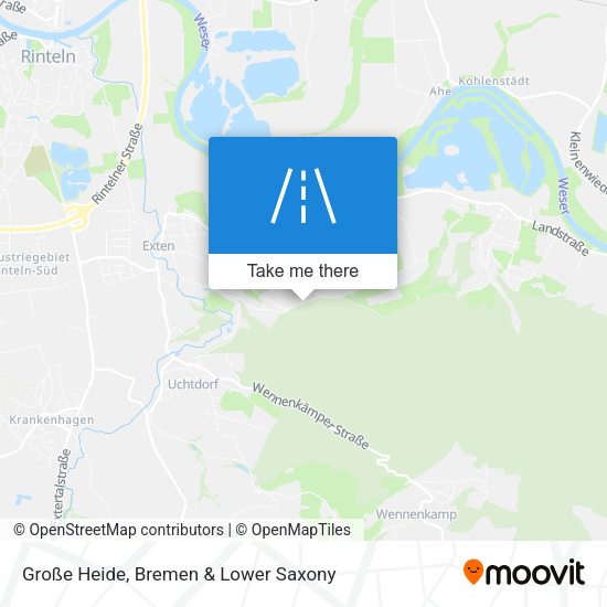 Große Heide map