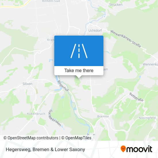 Hegersweg map